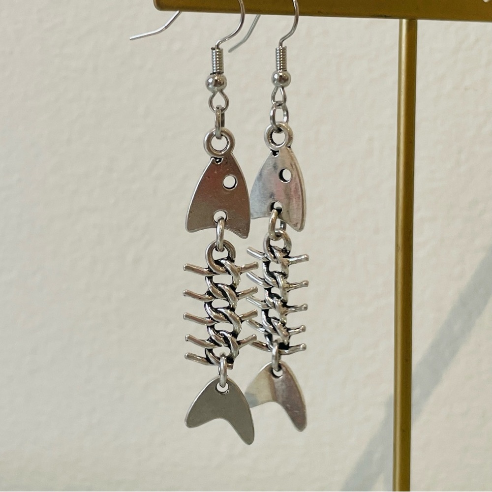 Fish Bones Earrings